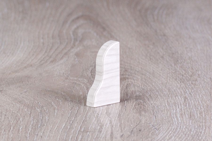 Leistenzubehör | 40 mm Classic | Eiche Weiß